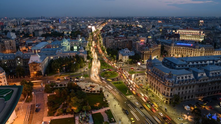 Bucharest landmarks – An aerial view